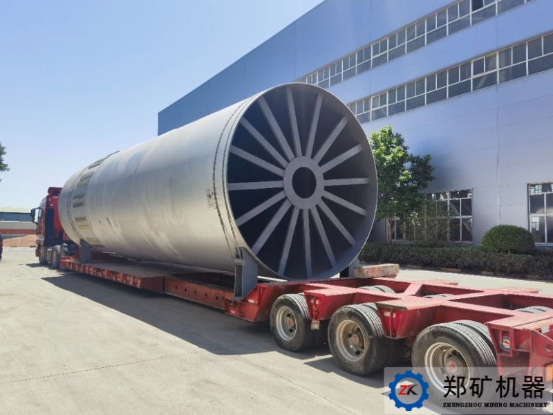 蒙古國石灰回轉窯發貨現場 蒙古國石灰回轉窯發貨現場