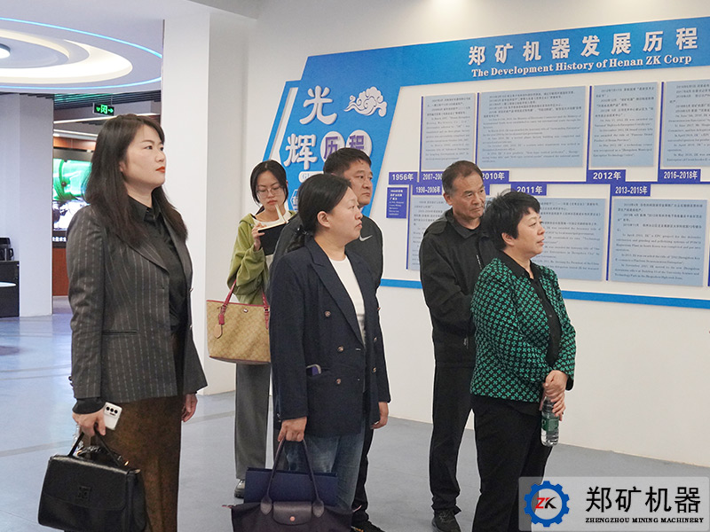 鄭大商學院黨委書記來鄭礦參觀調研