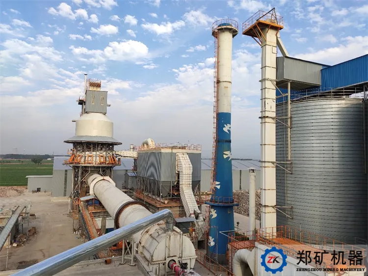 石灰生產線生產現場 石灰生產線生產現場