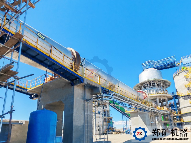 蒙古國石灰生產線項目現場 蒙古國石灰生產線項目現場